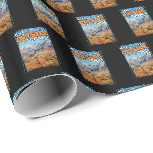 Grand Canyon om jag är utanför Presentpapper (Rullad Hörn)