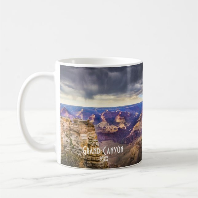 Grand Canyon Own Photo 2 Sided Kaffemugg (Vänster)