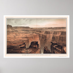 Grand Canyon på foten av Toroweap 1882 Poster