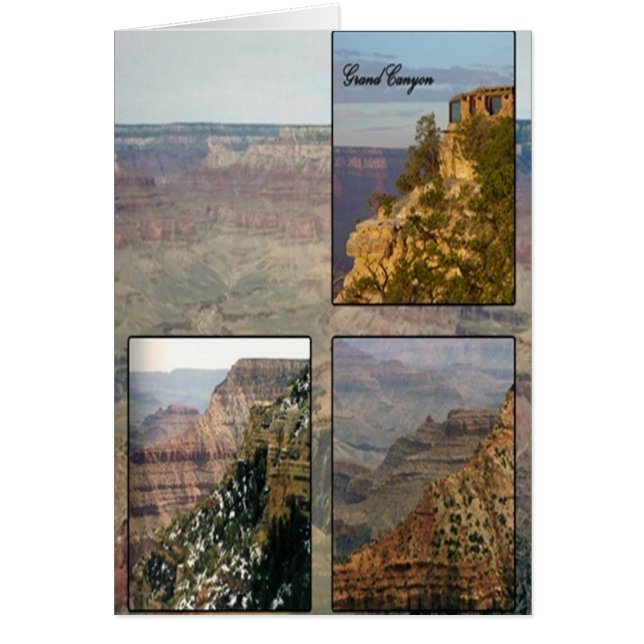 Grand Canyon Park Hälsningskort (Framsidan)