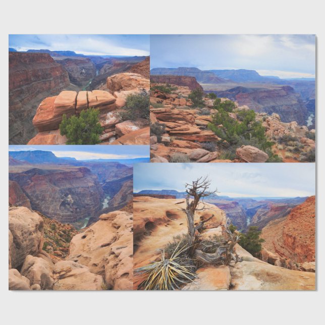 Grand Canyon Photo Collage Presentpapper (Platt)
