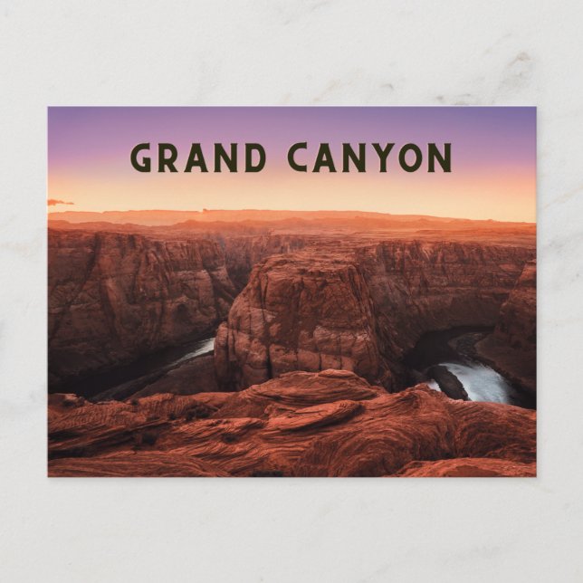 Grand Canyon Postcard Souvenir Vykort (Framsida)