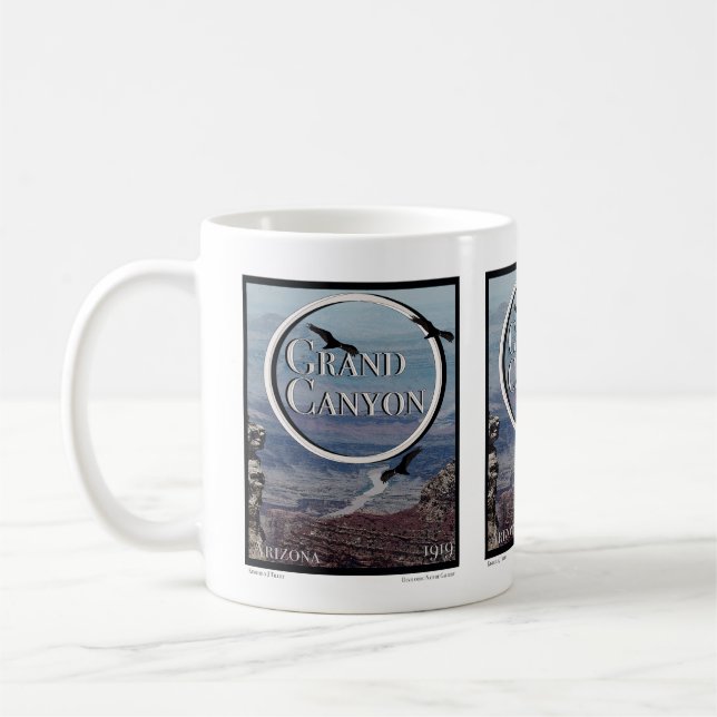 Grand Canyon Poster Kaffemugg (Vänster)