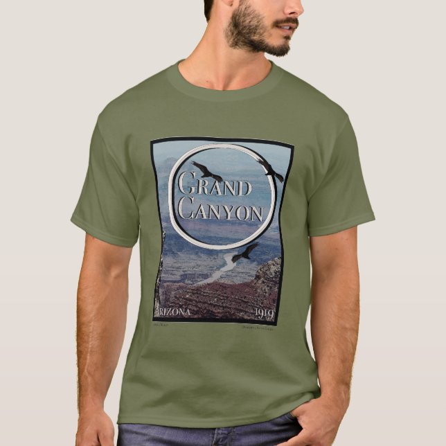 Grand Canyon Poster T Shirt (Framsida)