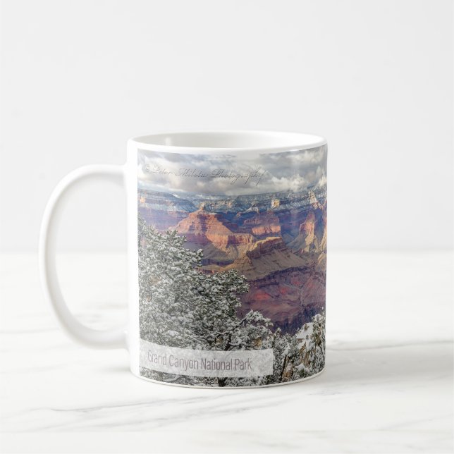 Grand Canyon Psalm 75:1 KJV Kaffemugg (Vänster)