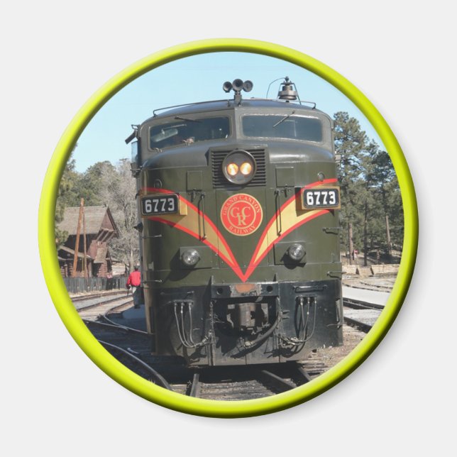 Grand Canyon Railroad Magnet (Framsidan)