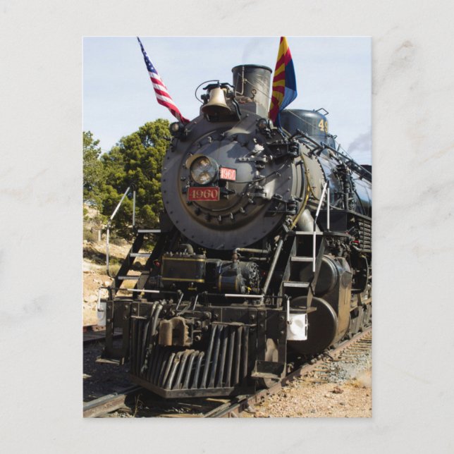 Grand Canyon Railway ånglok 4960 Vykort (Framsida)