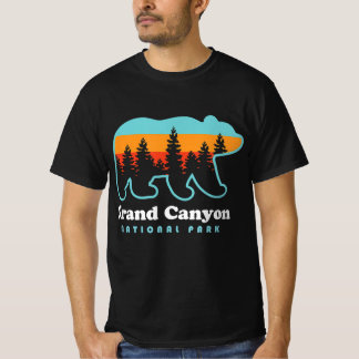 Grand Canyon Retro Bear US National Park Travel T Shirt