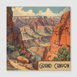 Grand Canyon Retro Travel Design