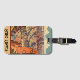 Grand Canyon Retro Travel Design Bagagebricka