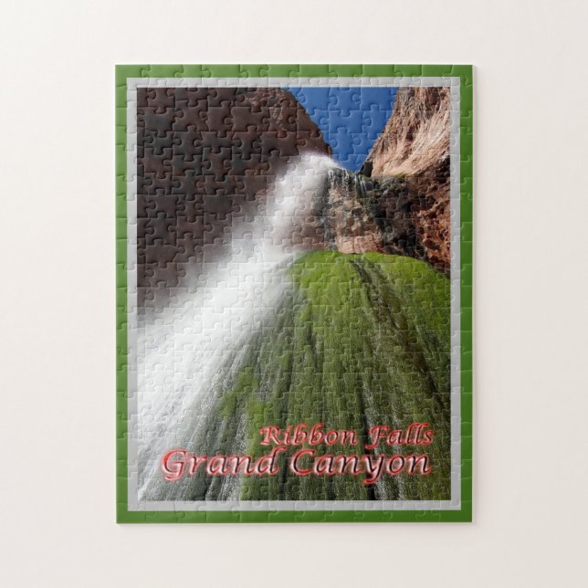 Grand Canyon - Ribbon Falls - Förenade Stater - Pussel (Vertikal)