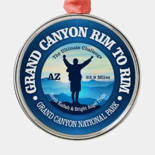 Grand Canyon Rim to Rim (V) Julgransprydnad Metall