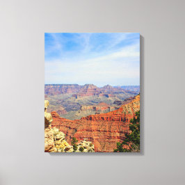 Grand Canyon röda bergskikt Canvastryck
