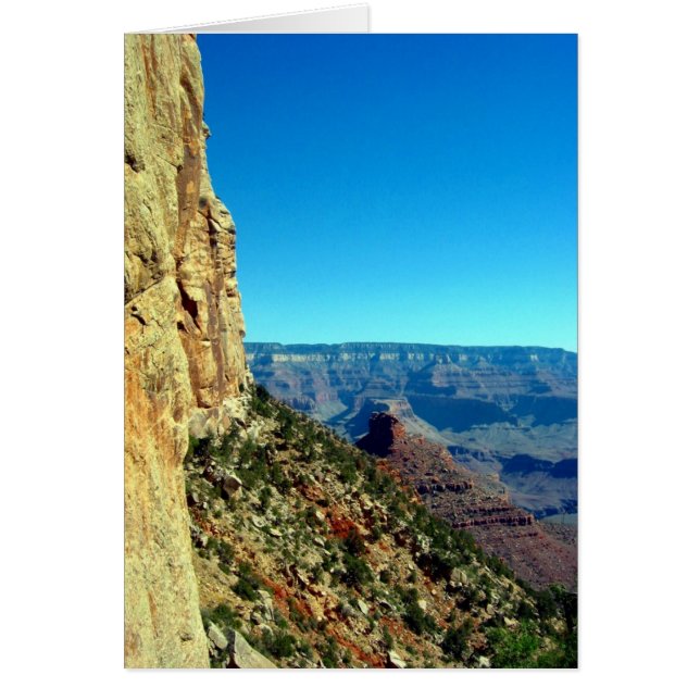 grand canyon-scen hälsningskort (Framsidan)