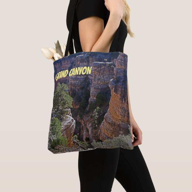 Grand Canyon Shoulder Tote Bag Tygkasse (Närbild)