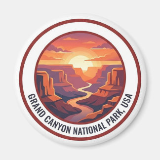 Grand Canyon Solnedgång Resemagnet Magnet