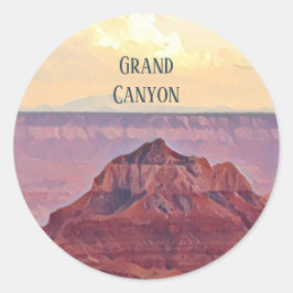 Grand Canyon Stickers Runt Klistermärke