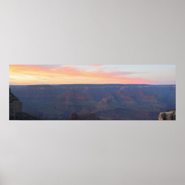 Grand Canyon sunrise panorama Poster (Framsidan)