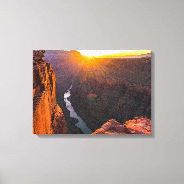 Grand Canyon Sunrise Wall Art Canvastryck (Framsida)