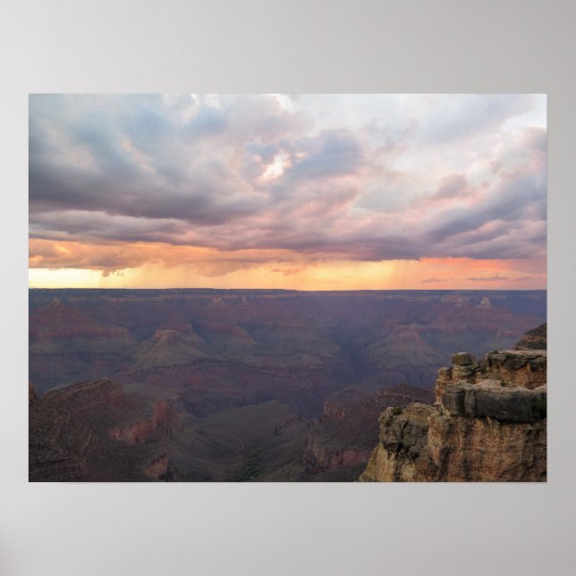 Grand Canyon sunset Poster (Framsidan)