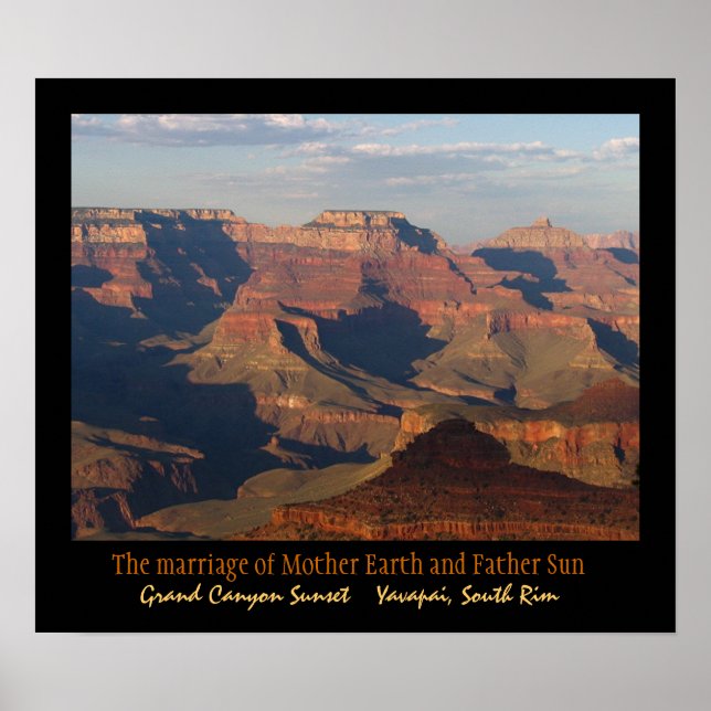 Grand Canyon Sunset Poster (Framsidan)
