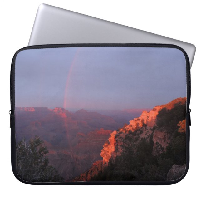 Grand Canyon Sunset Rainbow Laptop sleeve (Framsidan)