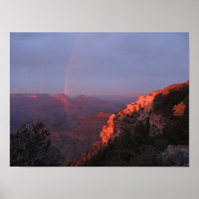 Grand Canyon Sunset Rainbow Skriv ut Poster (Framsidan)