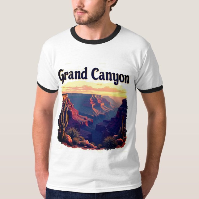 Grand Canyon Sunset T Shirt (Framsida)