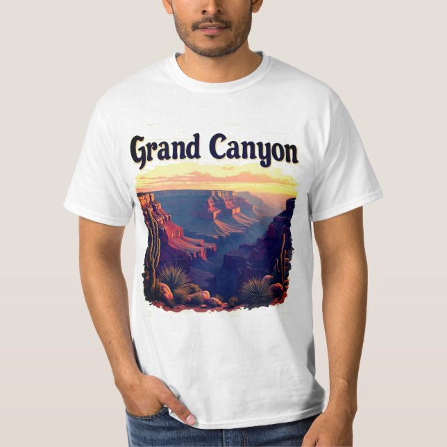 Grand Canyon Sunset T Shirt (Framsida)