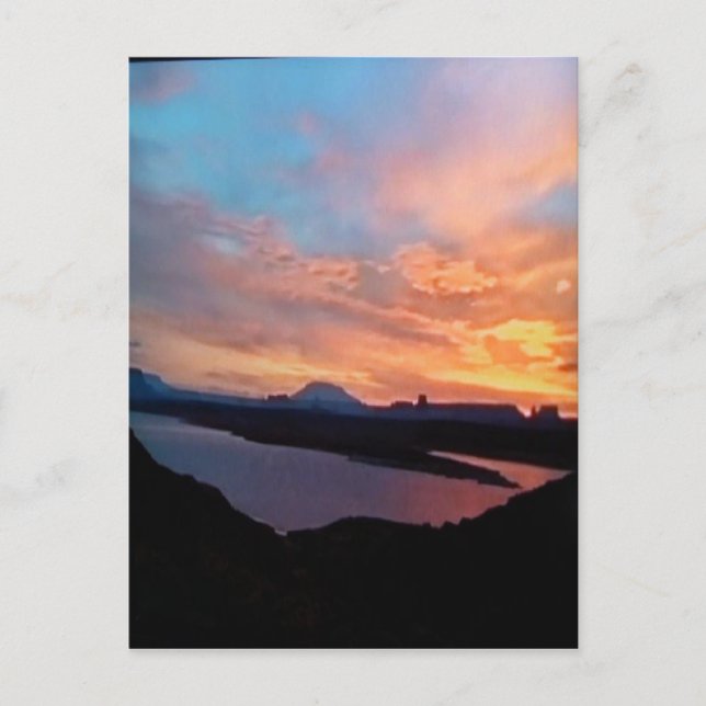 Grand-Canyon-sunset Vykort (Framsida)