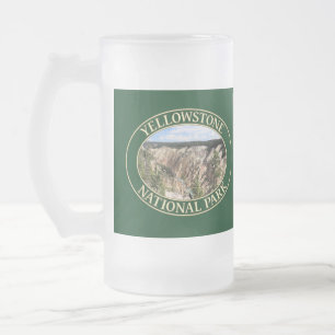 Grand Canyon the Yellowstone at Yellowstone NP Frostat Ölglas