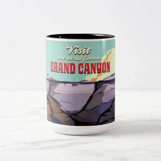 Grand Canyon Två-Tonad Mugg (Center)