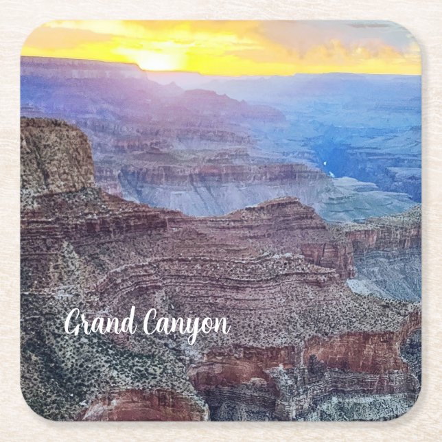 Grand canyon underlägg papper kvadrat (Framsidan)