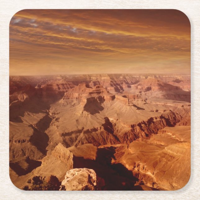 Grand Canyon Underlägg Papper Kvadrat (Framsidan)