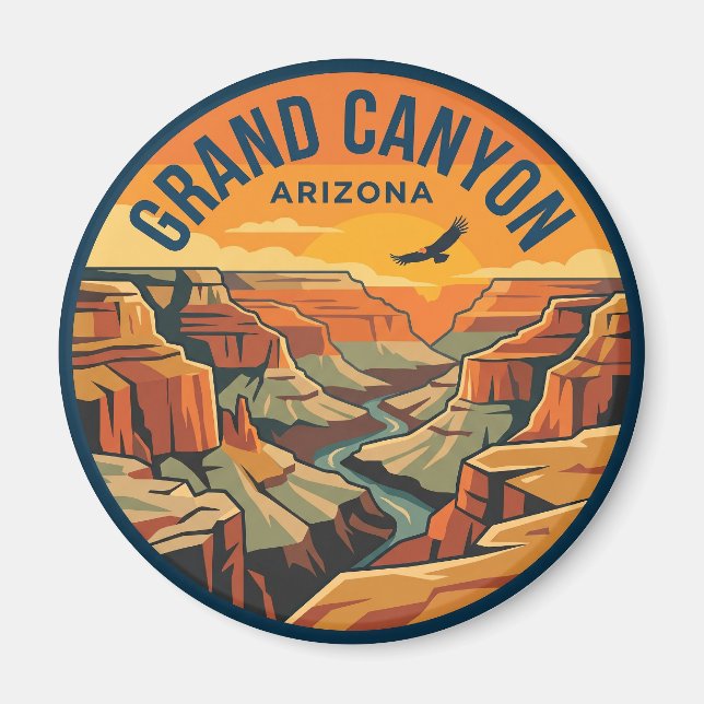 Grand Canyon USA Magnet (Framsidan)