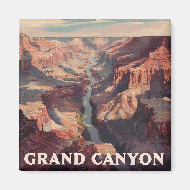 Grand Canyon USA vintage Magnet (Framsidan)
