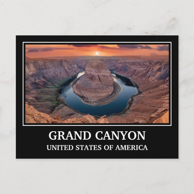 Grand Canyon USA vykort (Framsida)