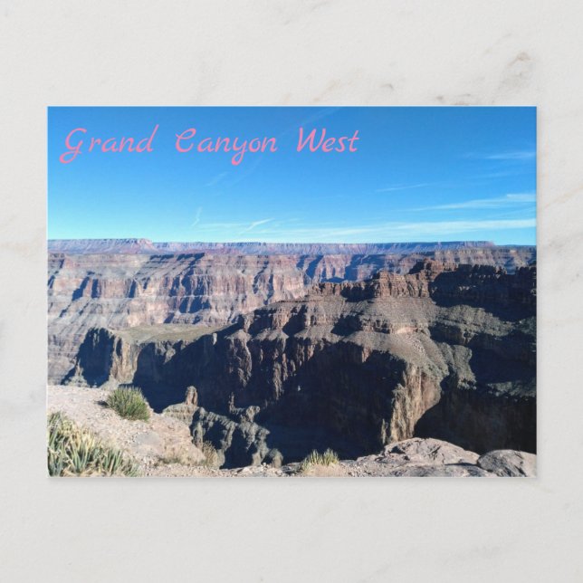 Grand Canyon Väster-vykort Vykort (Framsida)