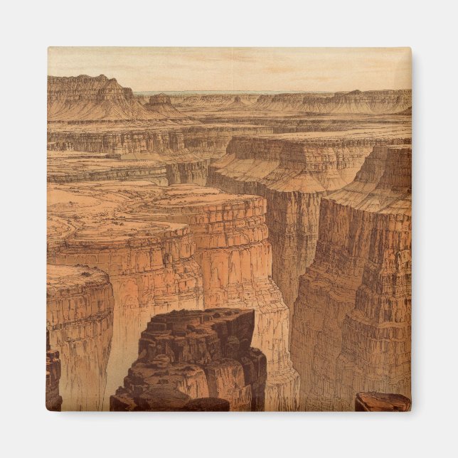 Grand Canyon vid foten av Toroweap Magnet (Framsidan)