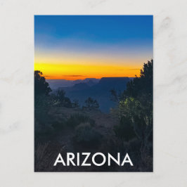 Grand Canyon vid solnedgång Arizona vykort
