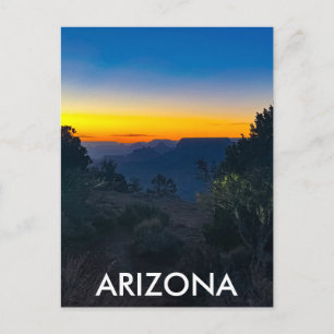 Grand Canyon vid solnedgång Arizona vykort