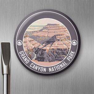 Grand Canyon Vintage affisch Design Magnet