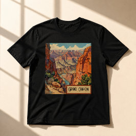 Grand Canyon Vintage Äventyrs Kläder T Shirt