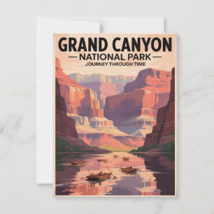Grand Canyon Vintage resor Poster Vykort