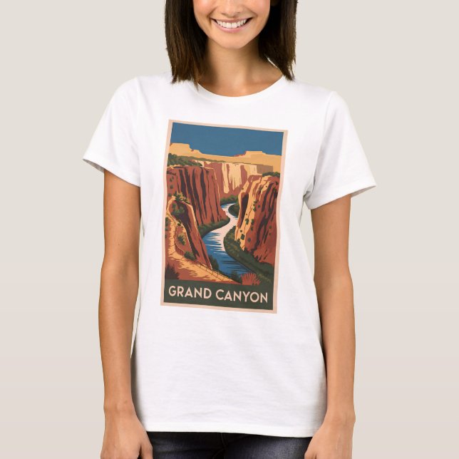 Grand Canyon vintage T Shirt (Framsida)