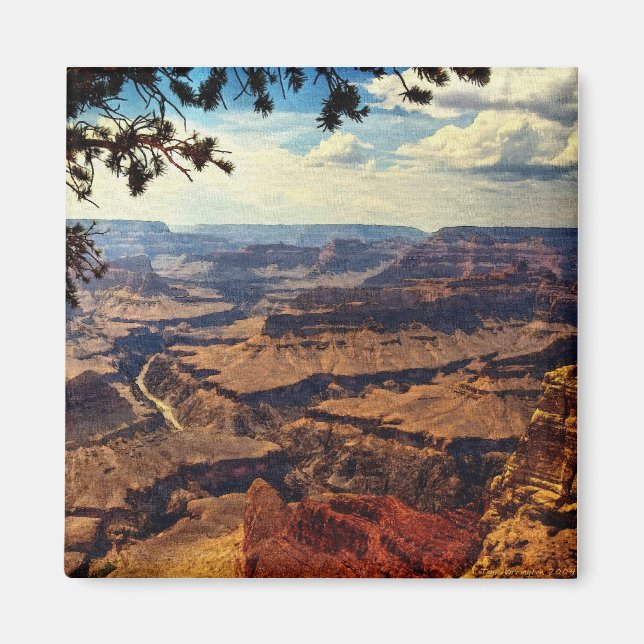 Grand Canyon Vista Magnet (Framsidan)