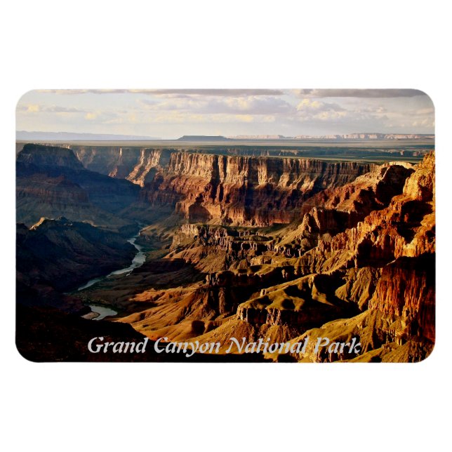 GRAND CANYON-VY FRÅN SYDRIMEN MAGNET (Horisontell)
