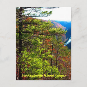 Grand Canyon, Wellsboro Pa Vykort