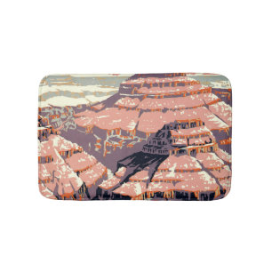 Grand Canyon Western Graphic Art American Badrumsmatta