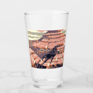 Grand Canyon Western Graphic Art American Glaskopp